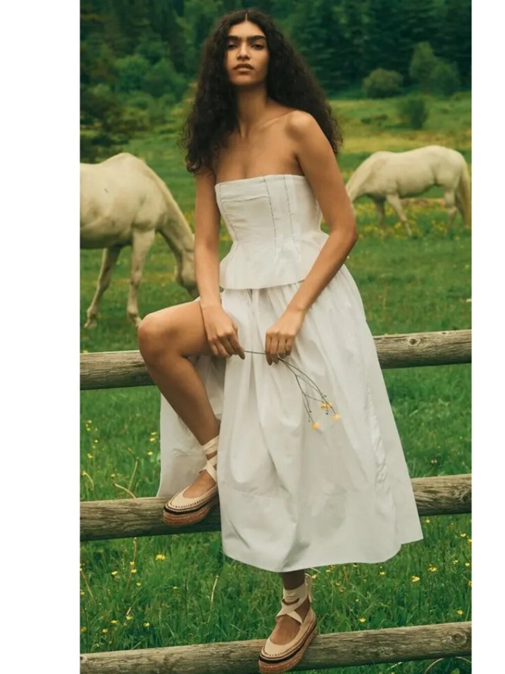 Nackiyé Naked Skin White Strapless Dress
